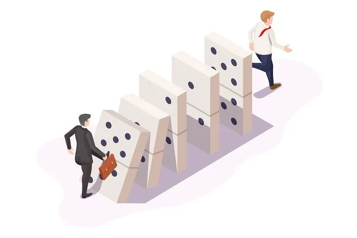 ví dụ về hiệu ứng domino